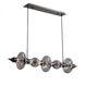 Avra Linear Pendant Ceiling Light in Black
