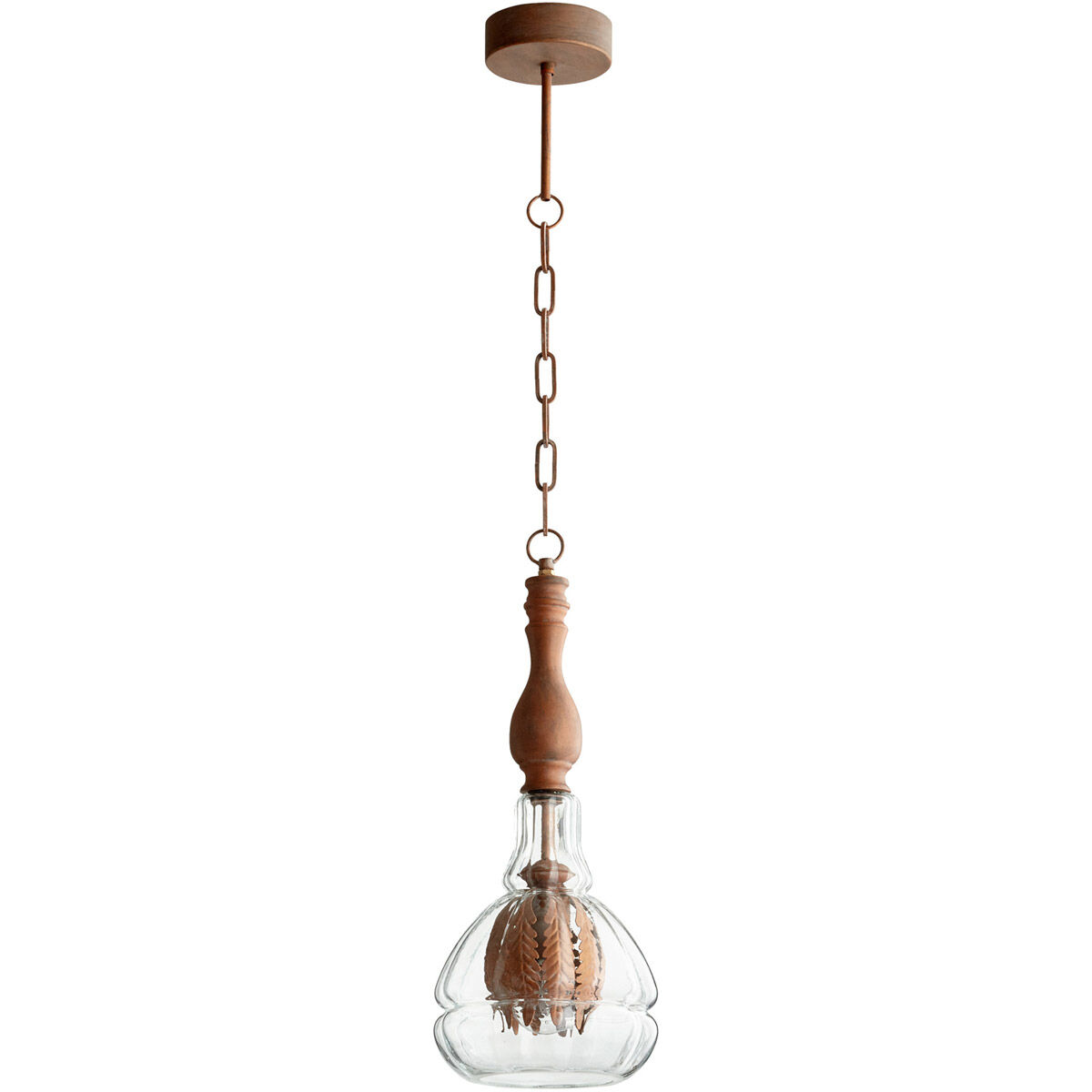 Cressent 1 Light 7.5 inch Copper Pendant Ceiling Light