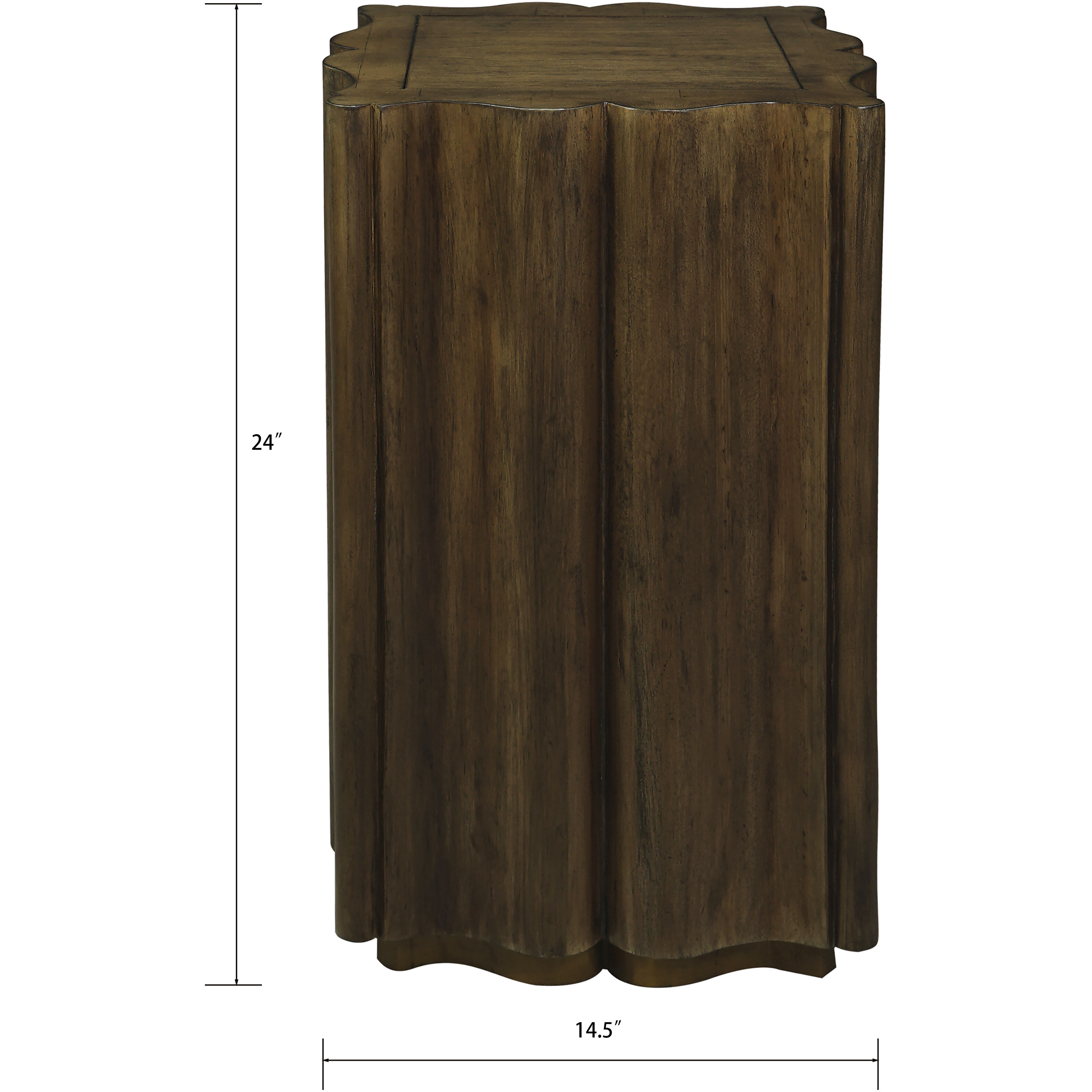 Breck 24 X 14.5 inch Harvest Brown Accent Table