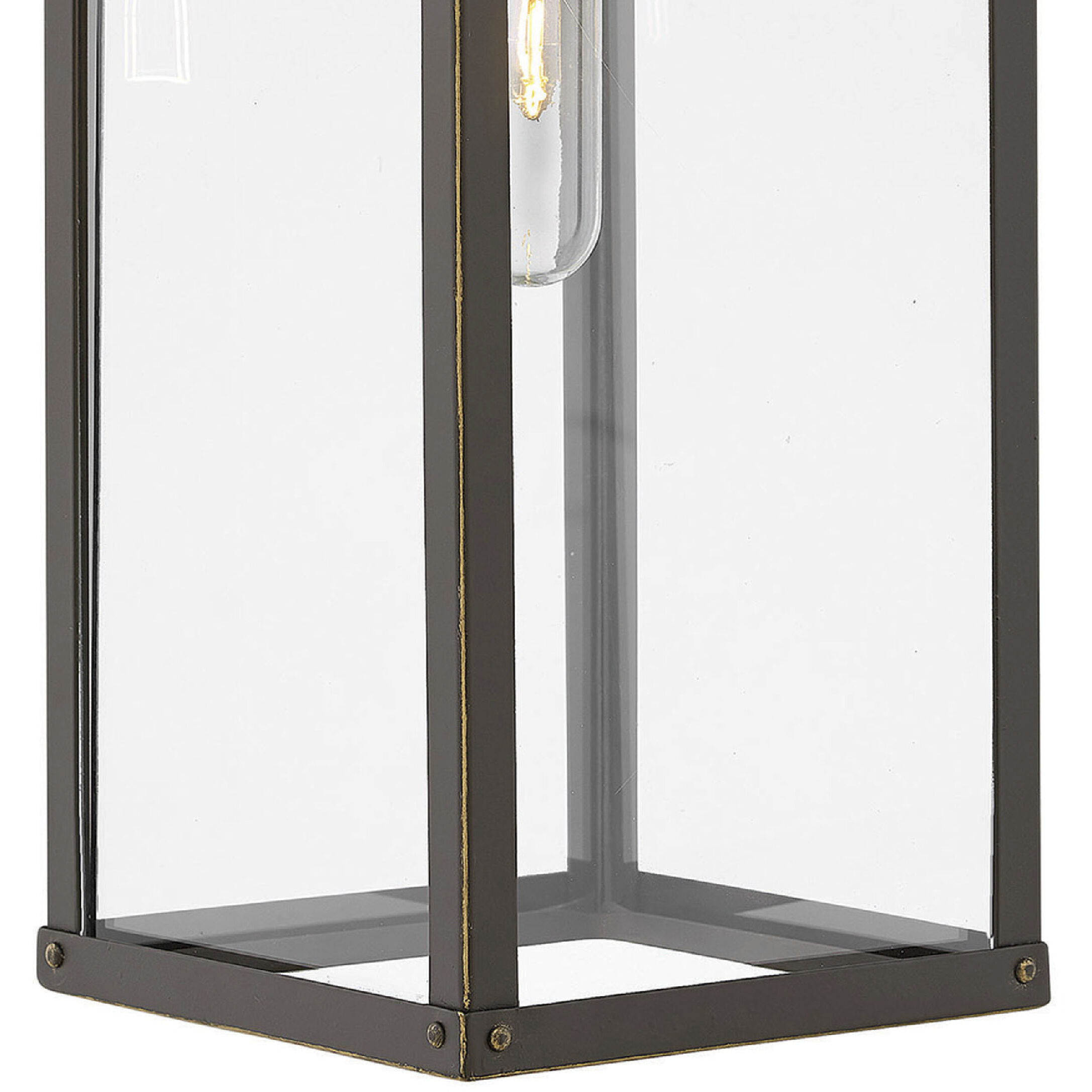 Estate Series Porter Outdoor Wall Mount Lantern in Oil Rubbed Bronze, Non-LED, Open Air