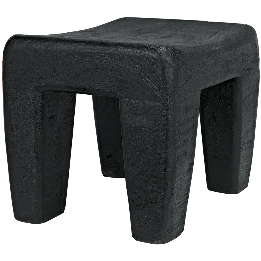 Sumo 12 inch Burnt Black Stool