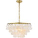 Selene 4 Light 20 inch Brass Pendant Ceiling Light