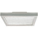 For-Square LED 12 inch Brushed Nickel Flush Mount Ceiling Light