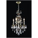 Brindisi 4 Light 14 inch Monaco Bronze Chandelier Ceiling Light