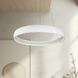 Halo Pendant Ceiling Light in White