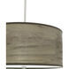 Solhaven 3 Light 19 inch Warm Grey Oak Pendant Ceiling Light