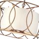 Earth 5 Light 25 inch Silver Gold Chandelier Ceiling Light