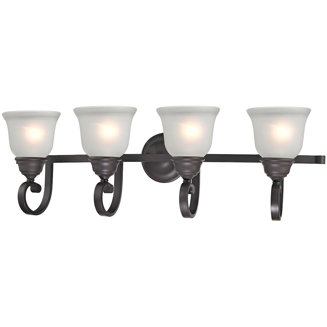 Hamilton 4 Light 33 inch Oil Rubbed Bronze Vanity Light Wall Light
