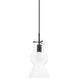 Mirabel 1 Light 7.5 inch Soft Black Pendant Ceiling Light