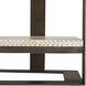 Herrick 81 X 36 inch Blackened Iron Etagere