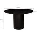 Povera 48 X 48 inch Black Dining Table, Round