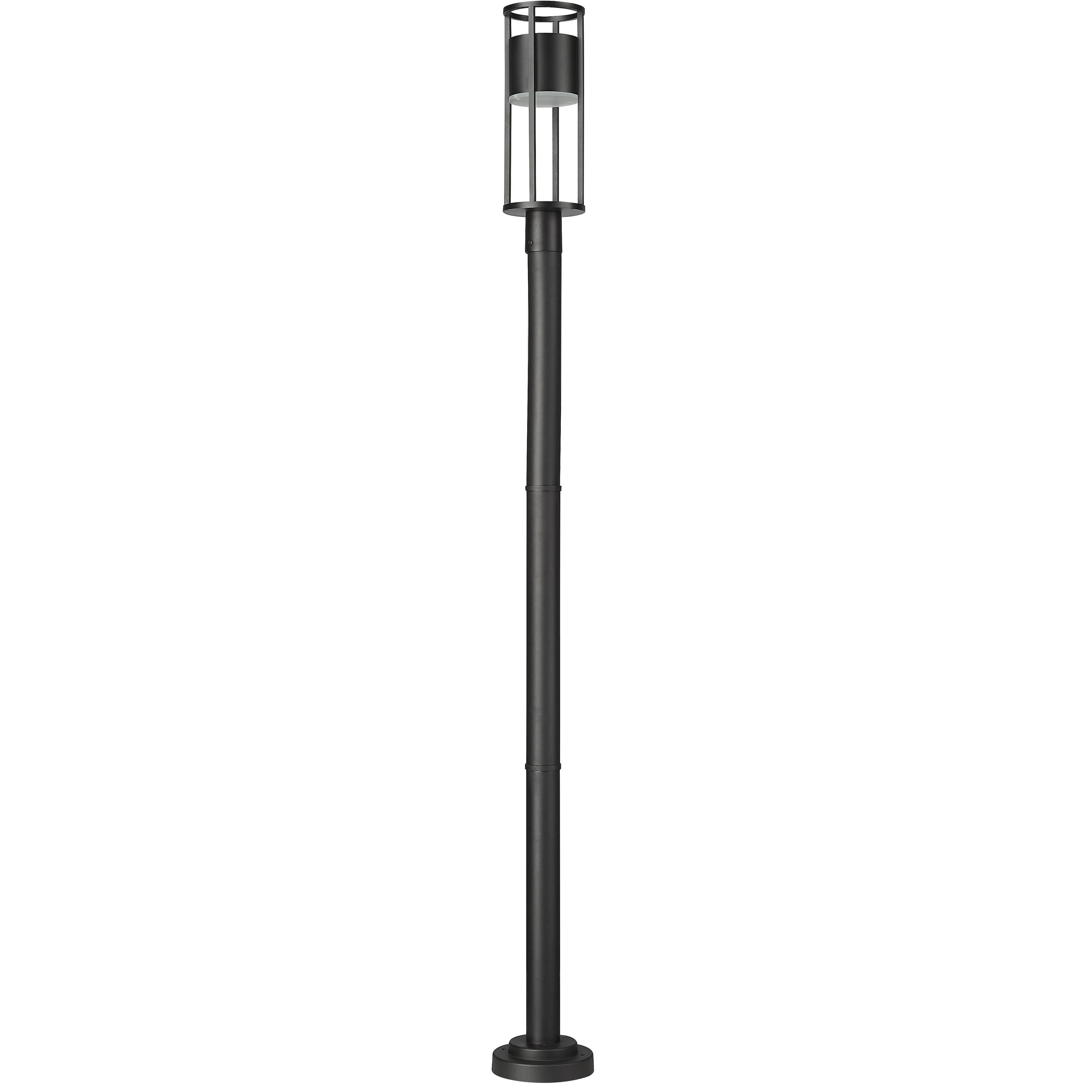 Luca LED 95.5 inch Black Outdoor Post Mounted Fixture
