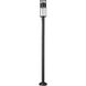 Luca LED 95.5 inch Black Outdoor Post Mounted Fixture
