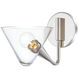 Isabella 1 Light 6.25 inch Polished Nickel Wall Sconce Wall Light