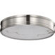 Kendall LED 14.25 inch Brushed Nickel Flush Mount Ceiling Light