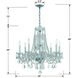 Traditional Crystal 8 Light 26 inch Polished Chrome Chandelier Ceiling Light in Clear Swarovski Strass