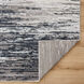 Jasmine 36 X 24 inch Black/Grey Rug in 2 x 3