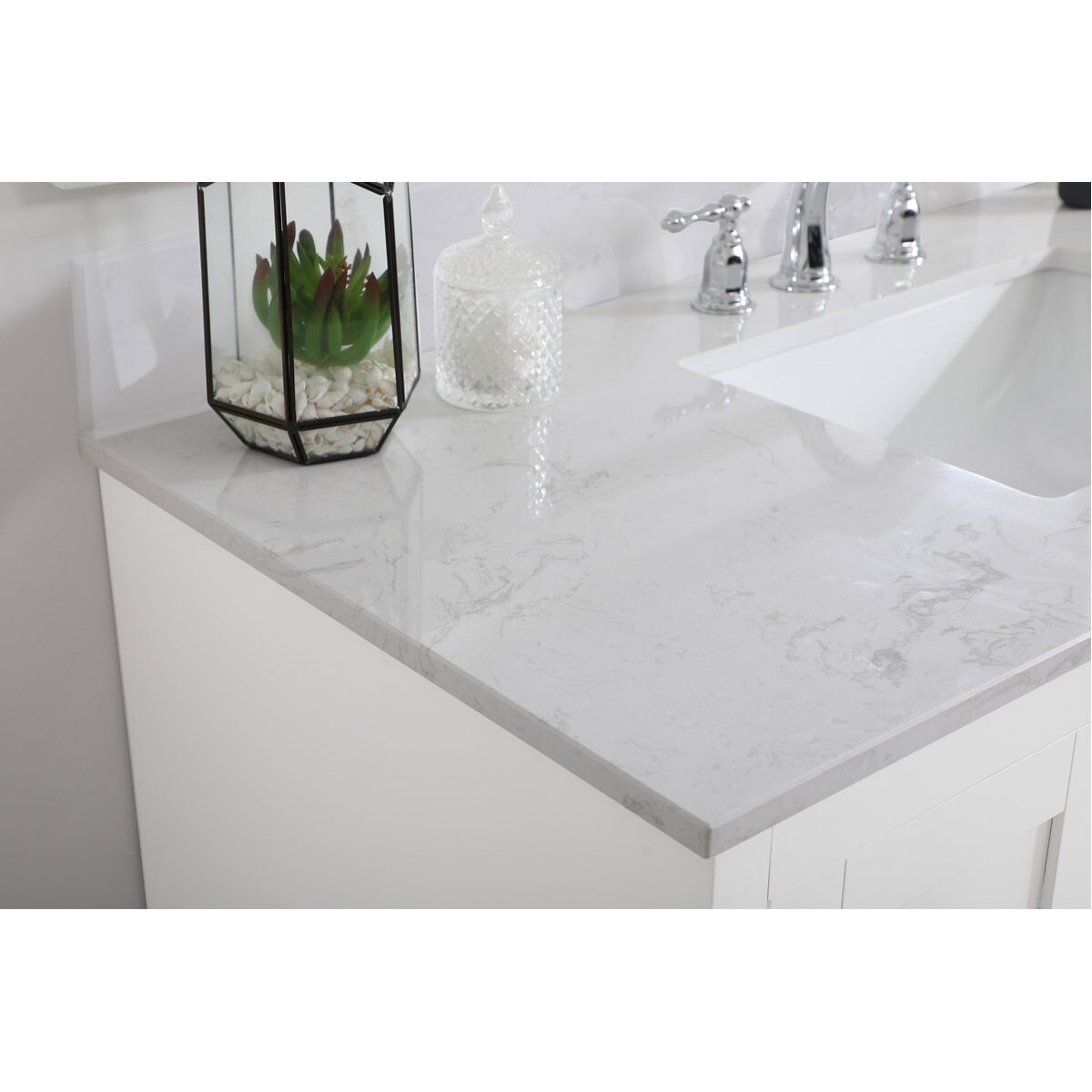 Moore 48 X 22 X 34 inch White Vanity Sink Set