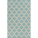 Frontier 156 X 108 inch Teal, Ivory Rug