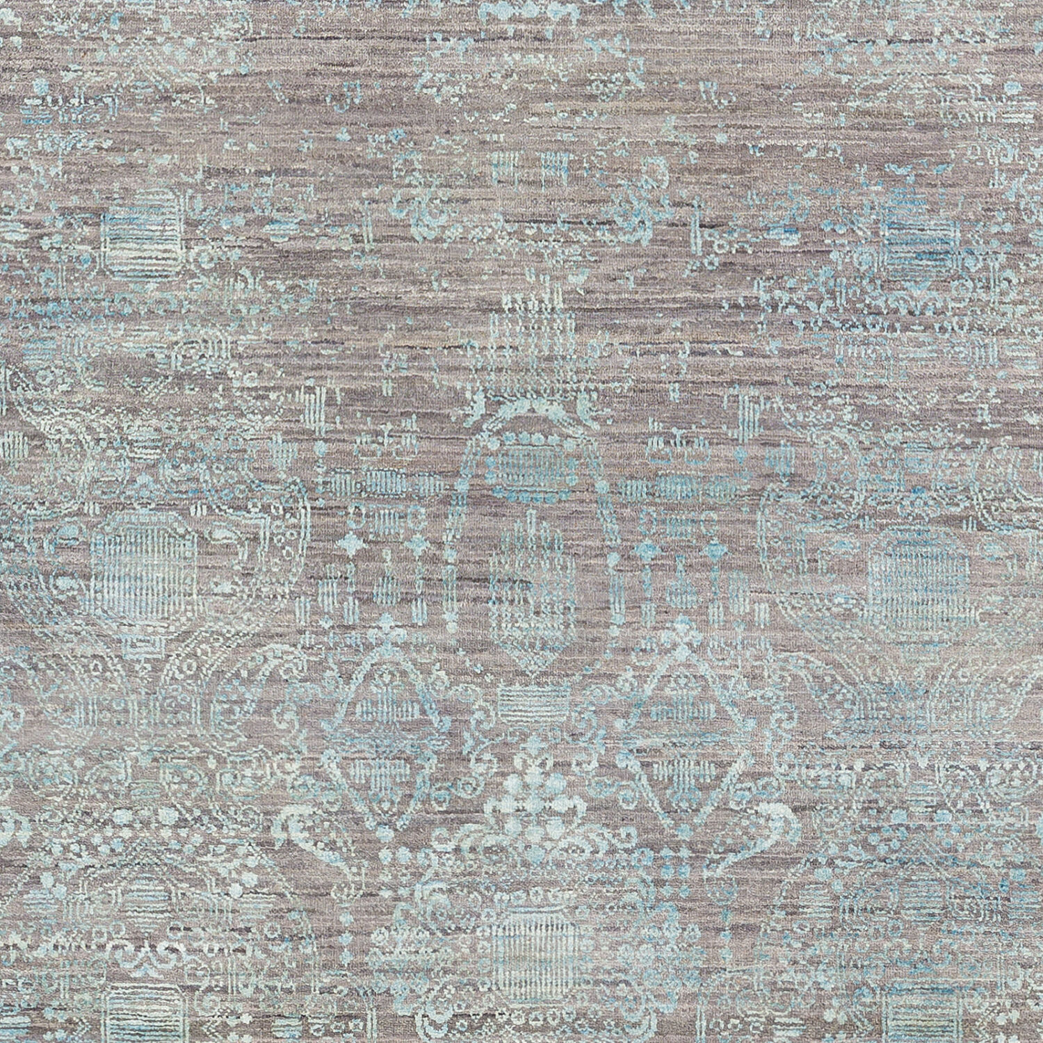 Masha 36 X 24 inch Medium Gray / Denim / Off-White / Slate / Gray Handmade Rug