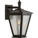 Cardiff Outdoor Wall Lantern in Antique Bronze, with DURASHIELD, Medium