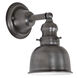 Union Square 1 Light 5 inch Gun Metal Wall Sconce Wall Light