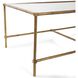 Benoit 46 X 18 inch Antique Gold Coffee Table