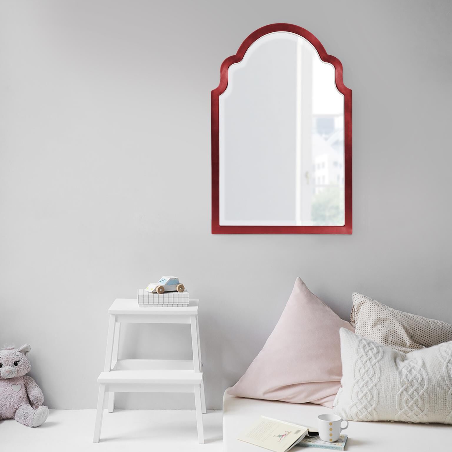 Sultan 36 X 24 inch Burgundy Mirror