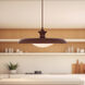 Alora Mood Minori 1 Light 15.5 inch Burgundy Pendant Ceiling Light