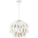 Capital Lighting Margeaux 1 Light 20 inch Matte White Pendant Ceiling Light 351812WE - Open Box