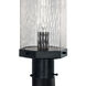 Polygon 1 Light 12.63 inch Matte Black Outdoor Post Light