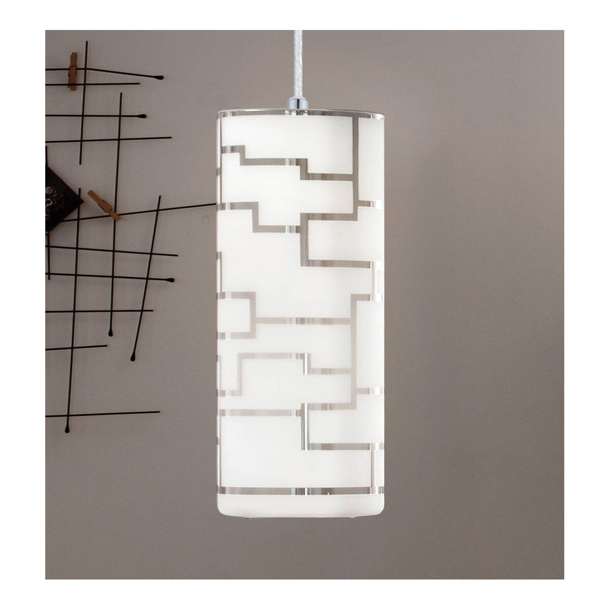 Bayman 1 Light 4.96 inch Chrome Mini Pendant Ceiling Light