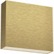 Mica All-terior Wall Light in Brushed Gold