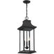 Hancock 3 Light 10.5 inch Black Outdoor Hanging Lantern