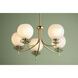 Alexia 5 Light 30 inch Aged Brass Chandelier Ceiling Light