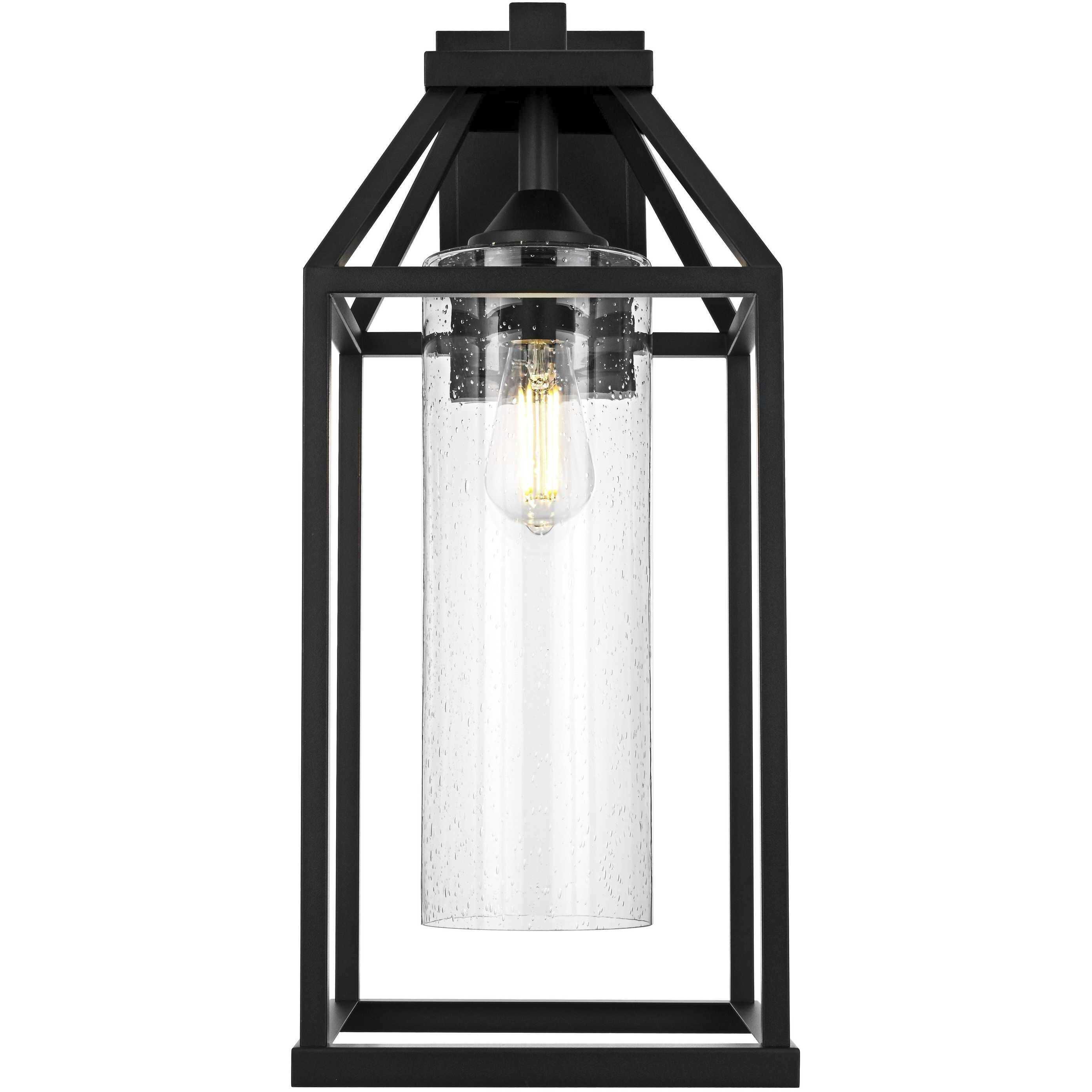 Zora 1 Light 24 inch Black Outdoor Wall Sconce