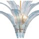 Fiore 6 Light 32.25 inch Antique Gold Leaf Semi Flush Ceiling Light