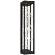 Aerie LED 30 inch Silver and Black Outdoor Wall Sconce