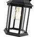 Waterdown 1 Light 11.75 inch Black Outdoor Wall Light