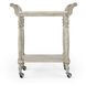 Danielle Marble Bar Cart in Gray