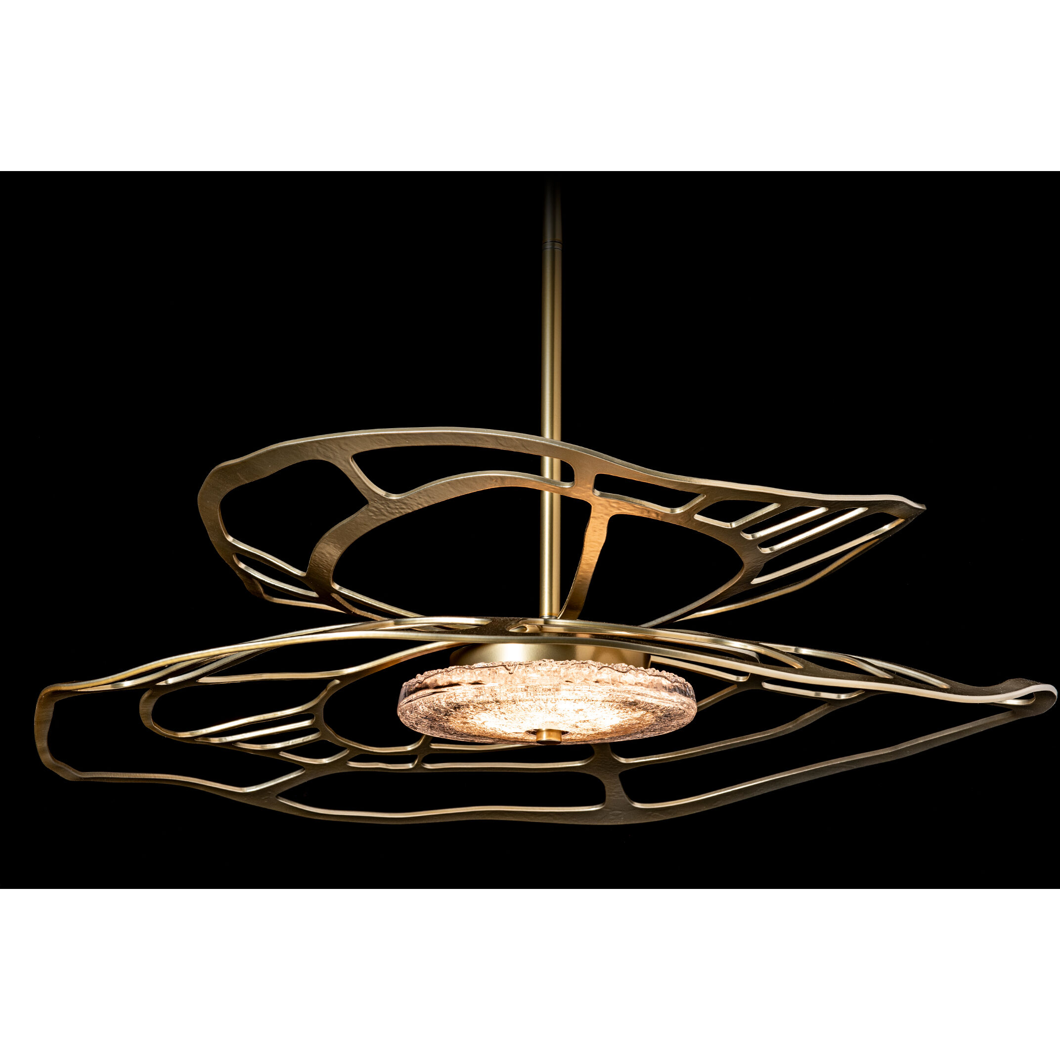Muse LED 30.6 inch Modern Brass Pendant Ceiling Light