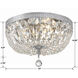 Everett 3 Light 12 inch Chrome Flush Ceiling Light