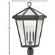 Estate Series Alford Place 26 inch Oil Rubbed Bronze Outdoor Post Mount Lantern in Non-LED