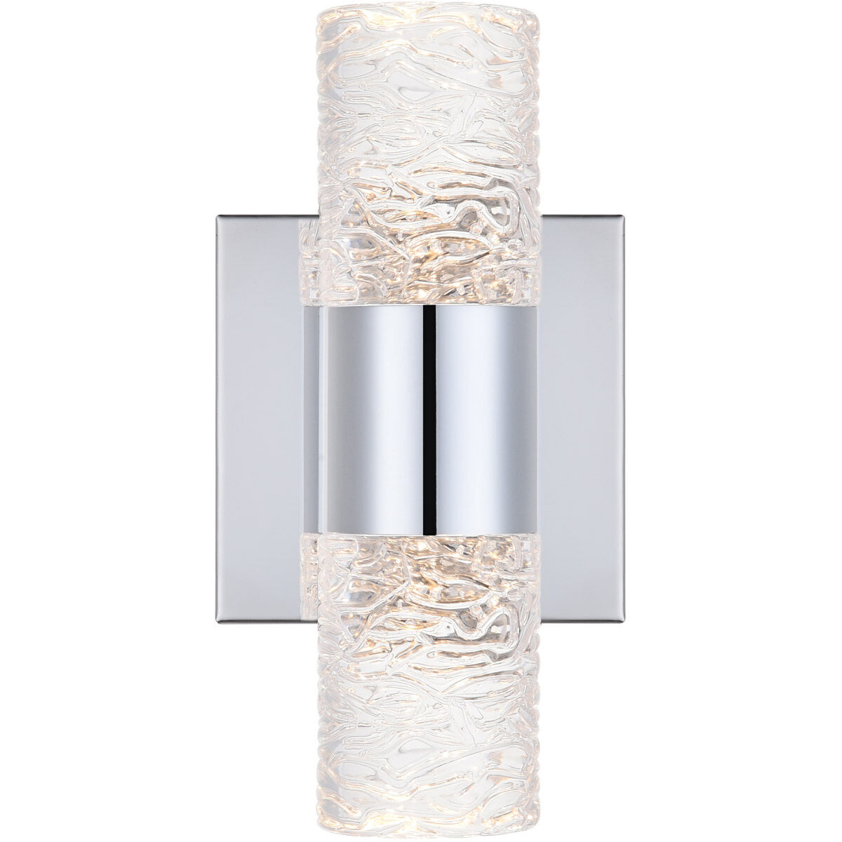 Vega LED 5 inch Chrome Wall Sconce Wall Light 