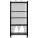 Mila Matte Black Bookcase