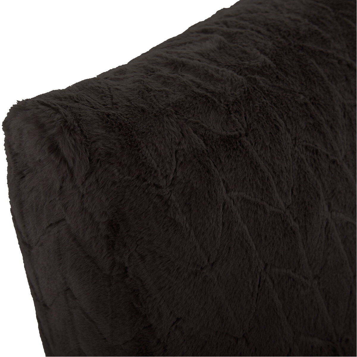 Pod Angora Ebony Chair with Slipcover