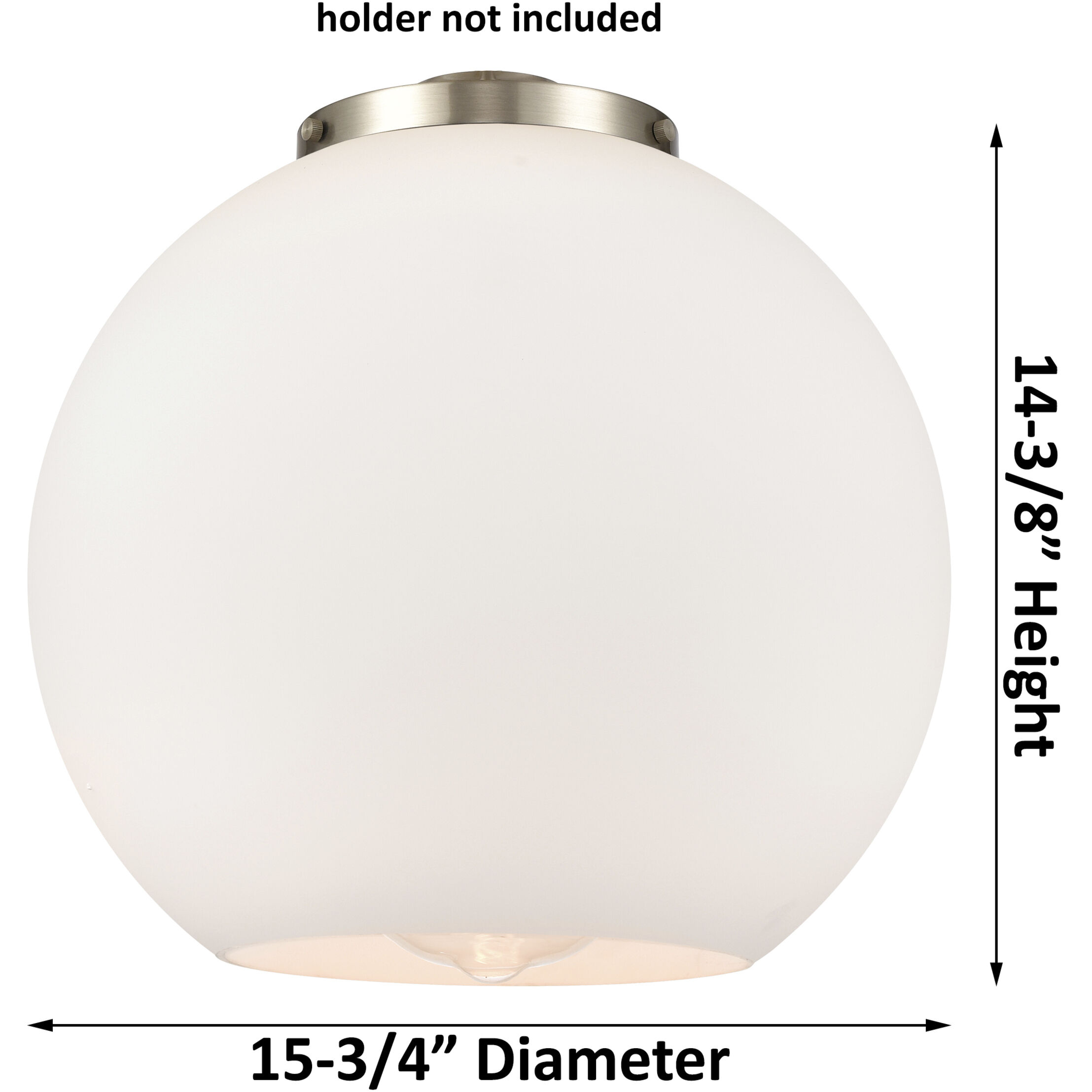 Ballston Athens 3 Light 15.75 inch Brushed Satin Nickel Statement Pendant Ceiling Light in Incandescent, Seedy