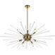 Sienna 10 Light 46 inch Gold Pendant Ceiling Light