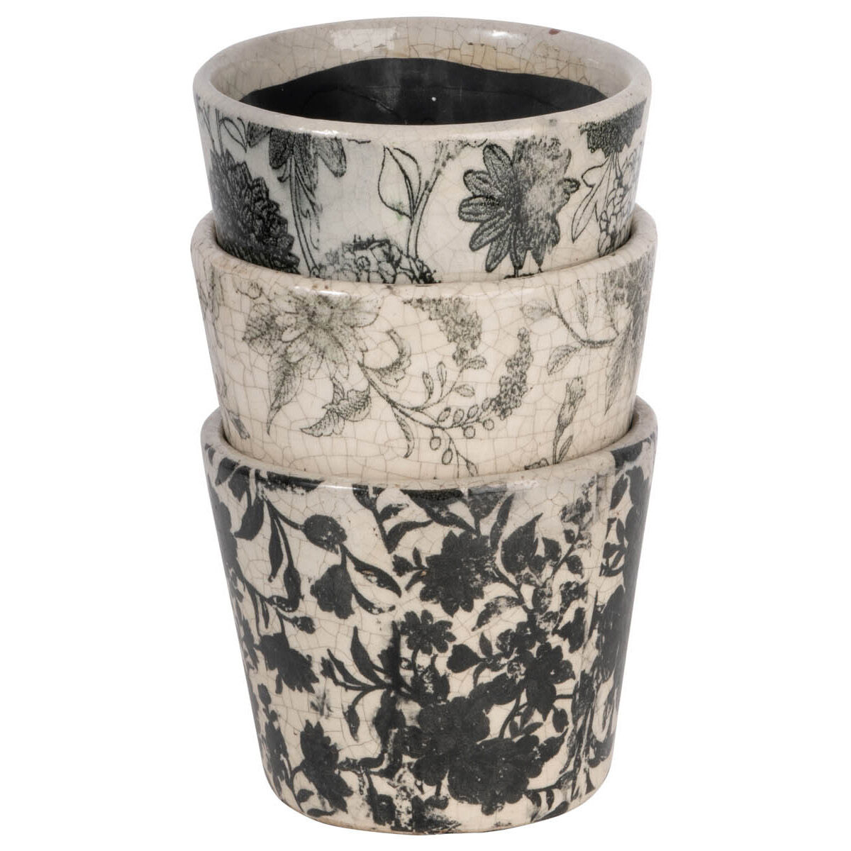 Terracotta Black Planter