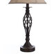 Signature 61 inch 100 watt Barclay Brass Table Lamp Portable Light